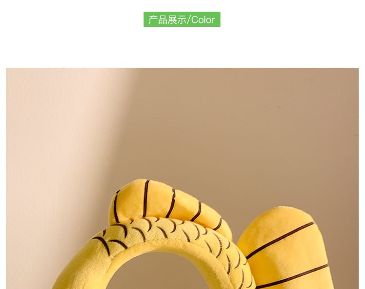 Chenille Fish Face Wash Headband