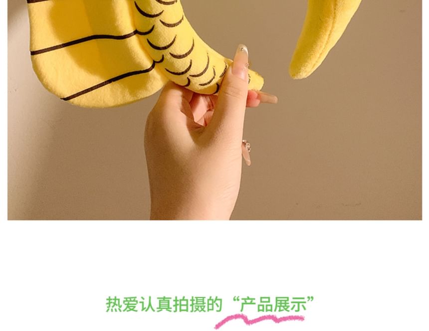 Chenille Fish Face Wash Headband