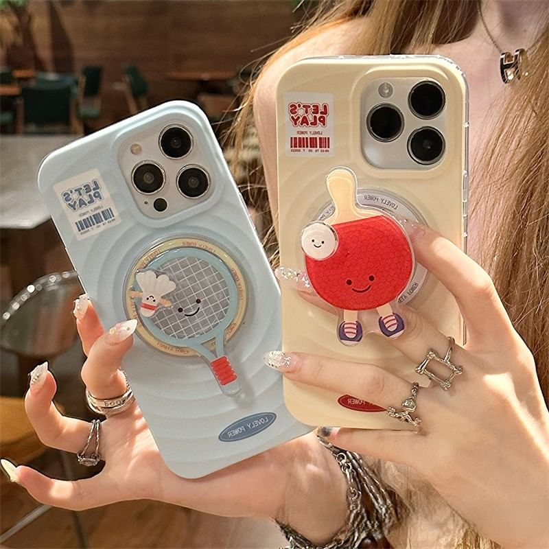 Phone with Lettering MagSafe) (Compatible Magnetic Case