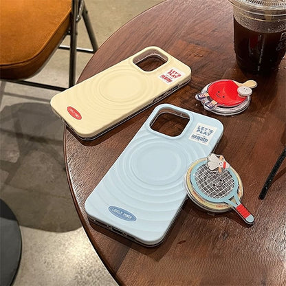 Phone with Lettering MagSafe) (Compatible Magnetic Case