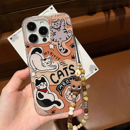 Cat Case Set Phone Strap /