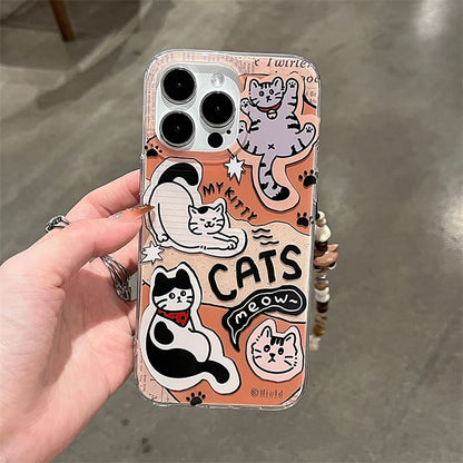 Cat Case Set Phone Strap /