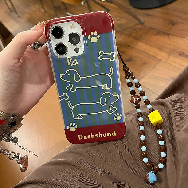 Strap / Dog Set Phone Case