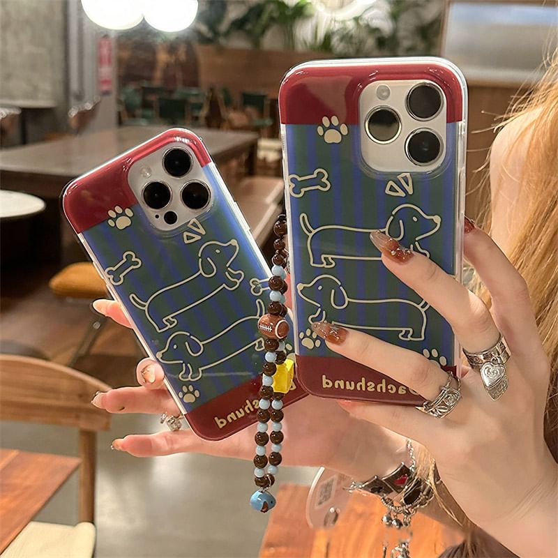 Strap / Dog Set Phone Case