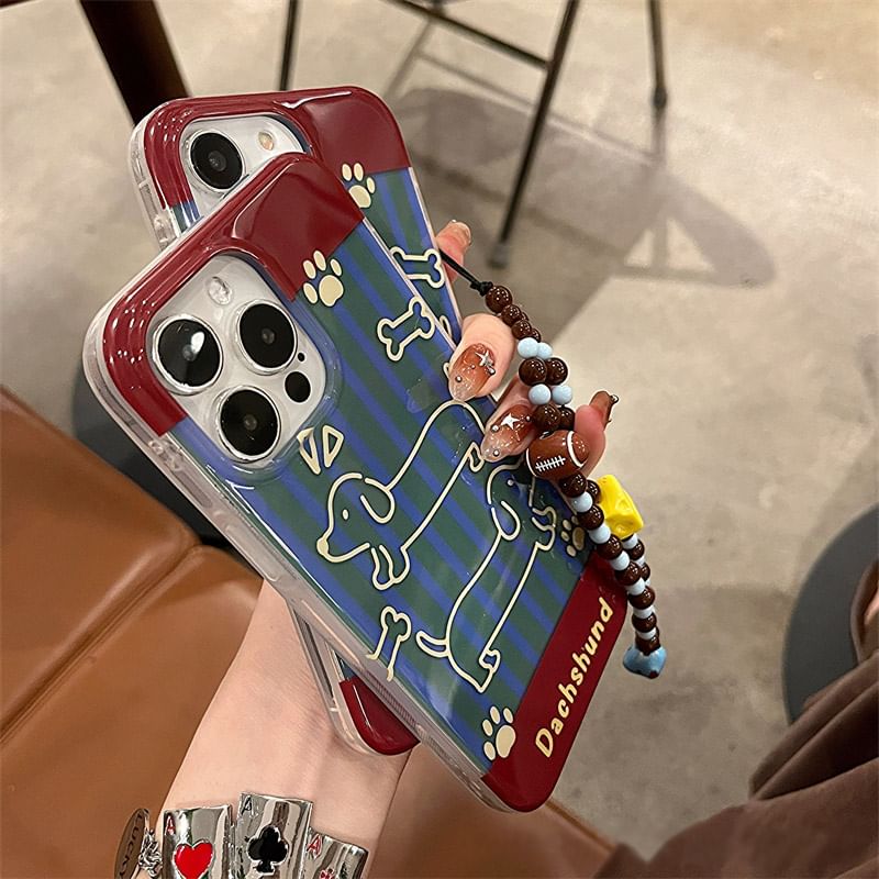 Strap / Dog Set Phone Case