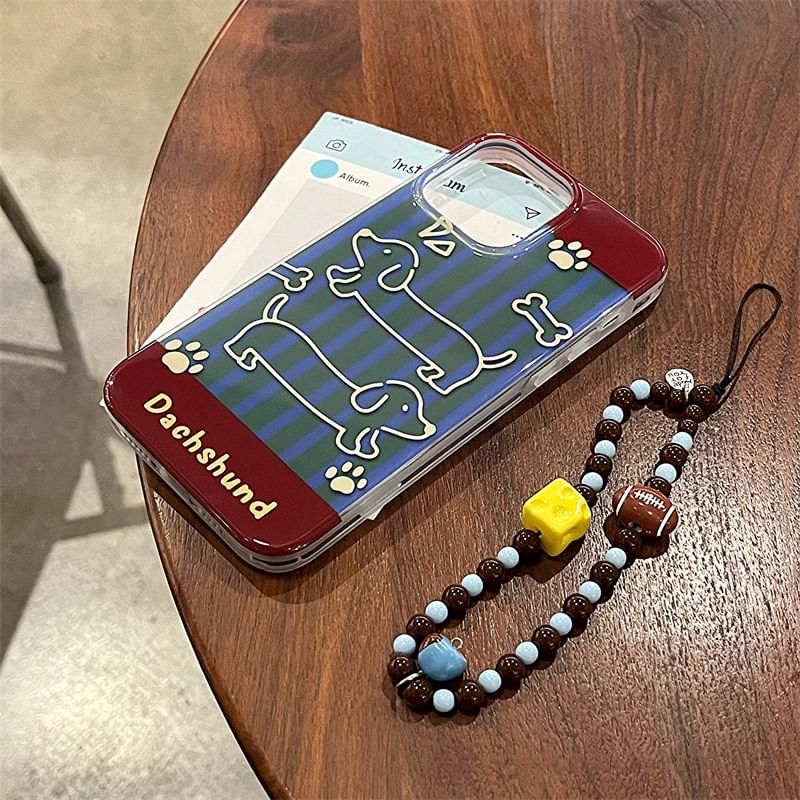 Strap / Dog Set Phone Case