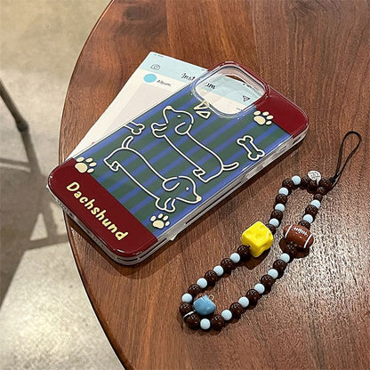 Strap / Dog Set Phone Case