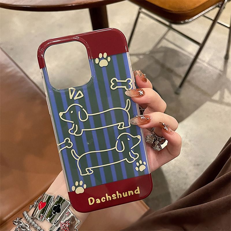 Strap / Dog Set Phone Case