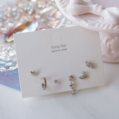 of 6: Earring Star Set