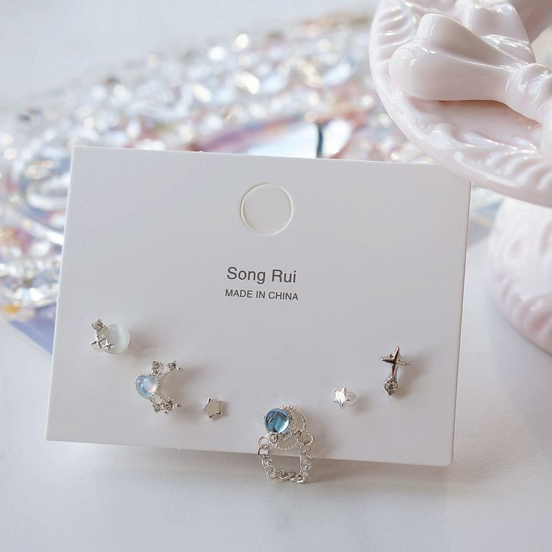 of 6: Earring Star Set