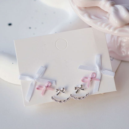 Pairs: Bow Earring of 3 Set