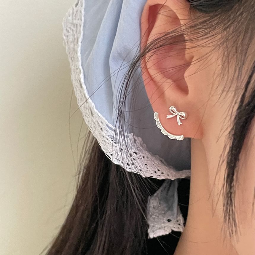 Pairs: Bow Earring of 3 Set