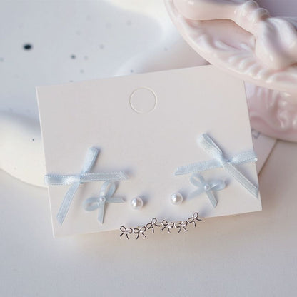 Pairs: Bow Earring of 3 Set