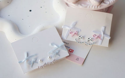 Pairs: Bow Earring of 3 Set