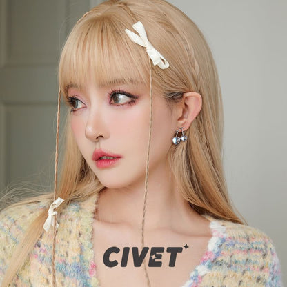 Stud / Cherry Clip-On Heart Earring