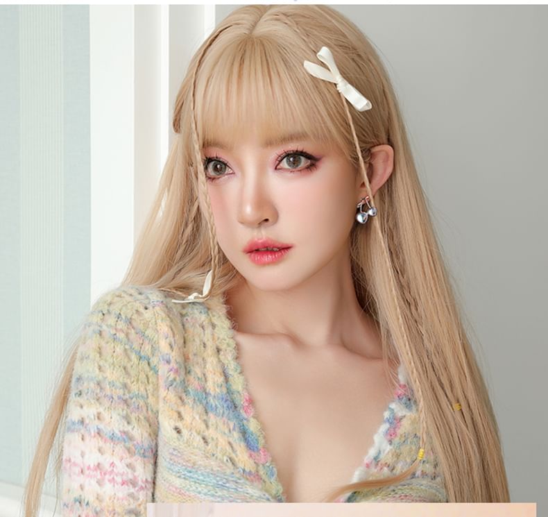 Stud / Cherry Clip-On Heart Earring