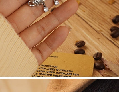 Clip Earring On / Coffee Stud