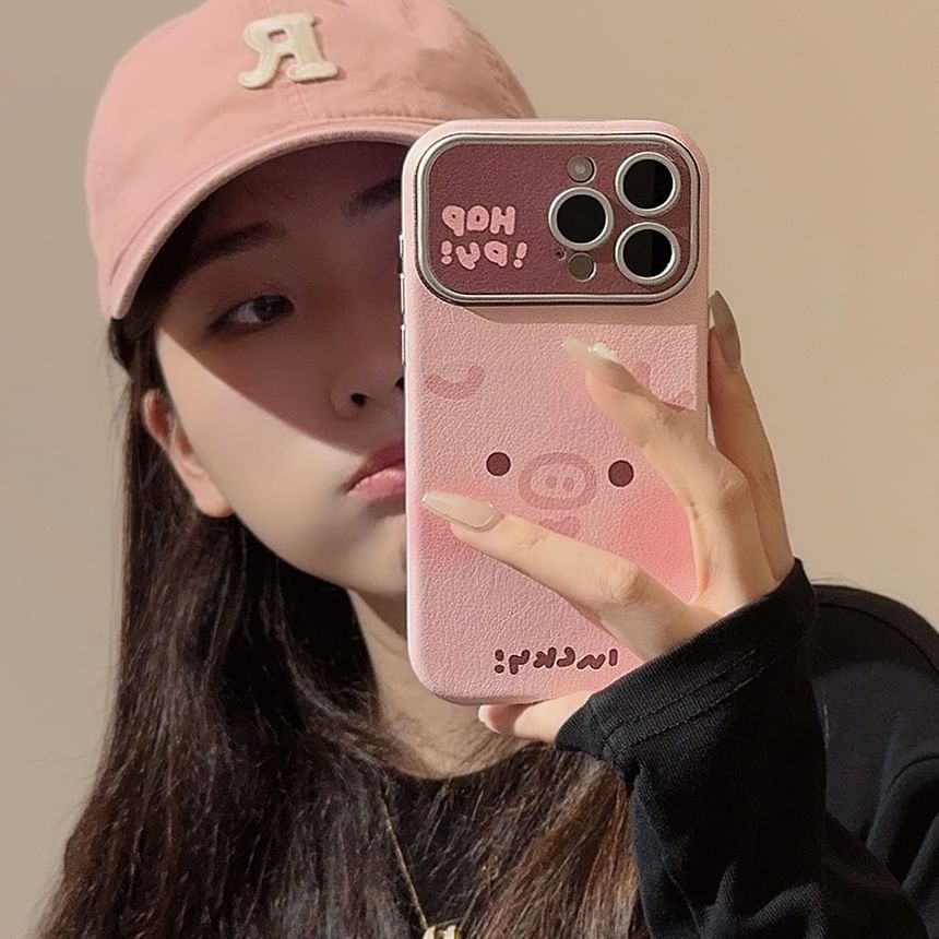 Phone Faux Case Leather Animal