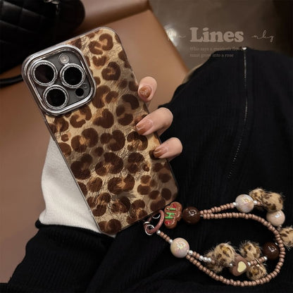Strap Case Phone Print Leopard / Set