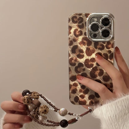 Strap Case Phone Print Leopard / Set