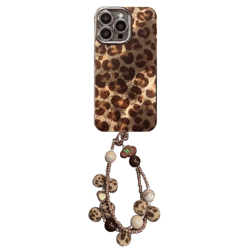 Strap Case Phone Print Leopard / Set