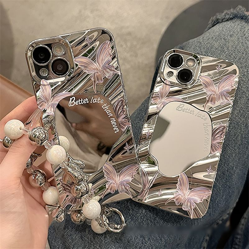 Butterfly Case Set Strap Phone Mirrored /