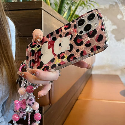 Dog Leopard Set Phone Strap / Case Print