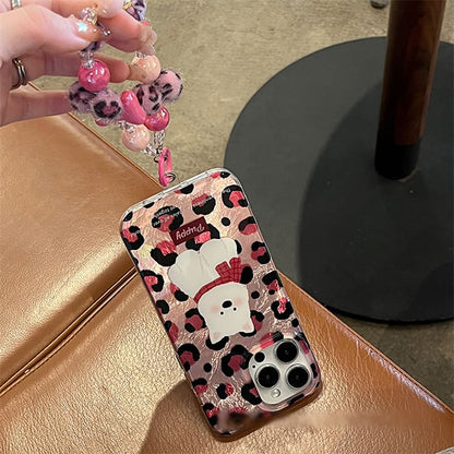 Dog Leopard Set Phone Strap / Case Print
