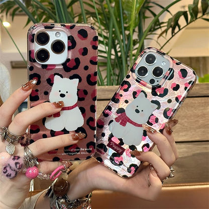 Dog Leopard Set Phone Strap / Case Print