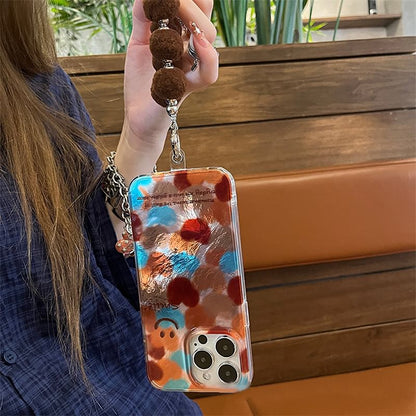 Pom Smiley Strap Case / Phone Set