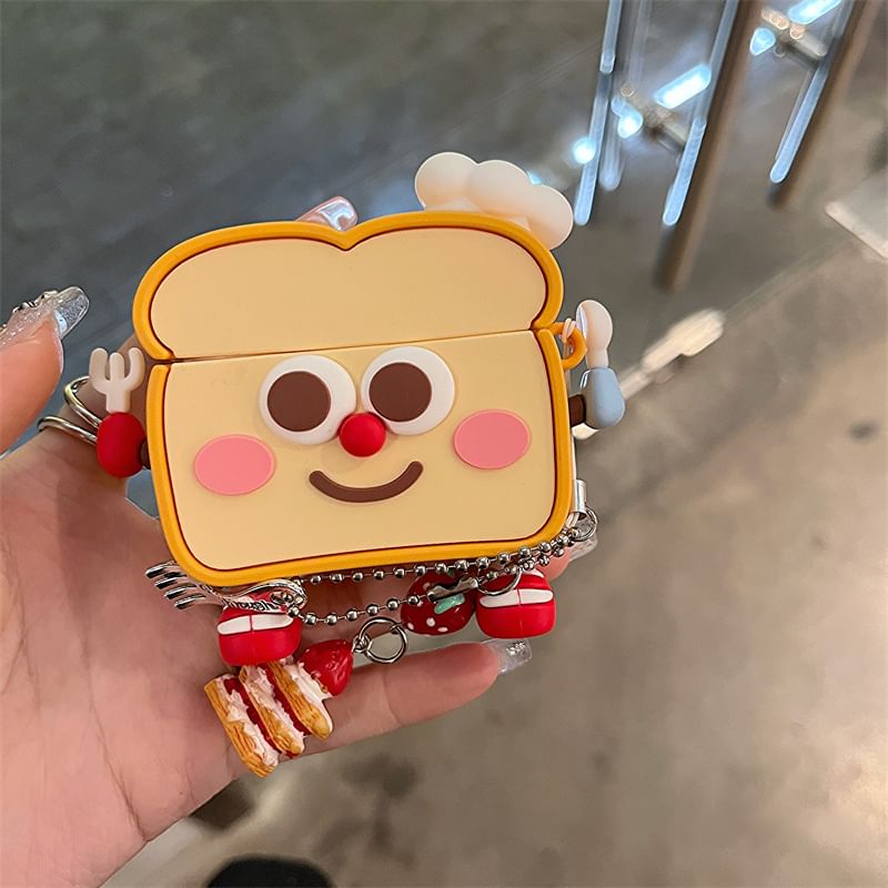 Pro Skin AirPods Charm / Earphone Case Set Toast