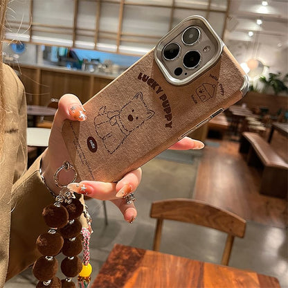 Set Case / Phone Dog Strap Pom