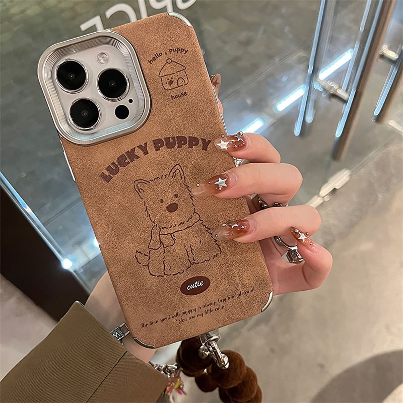 Set Case / Phone Dog Strap Pom