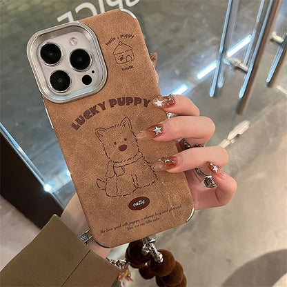 Set Case / Phone Dog Strap Pom