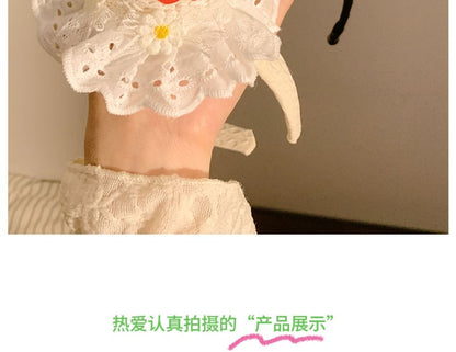 Clip Cherry Hat Lace / Headband Hair Trim