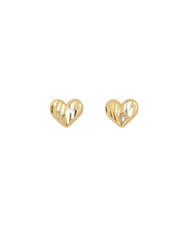 Silver Heart Sterling Stud 925 Earring