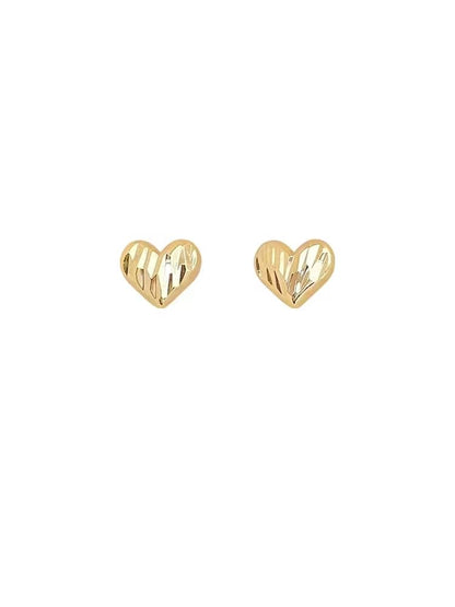 Silver Heart Sterling Stud 925 Earring
