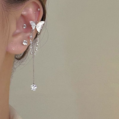 Pearl Butterfly Cuff Faux Ear