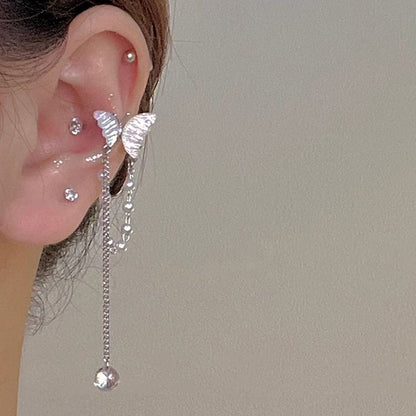 Pearl Butterfly Cuff Faux Ear