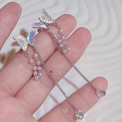 Pearl Butterfly Cuff Faux Ear