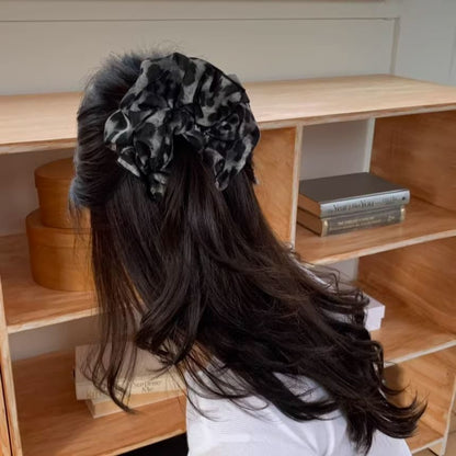 Print Scrunchie Hair Leopard