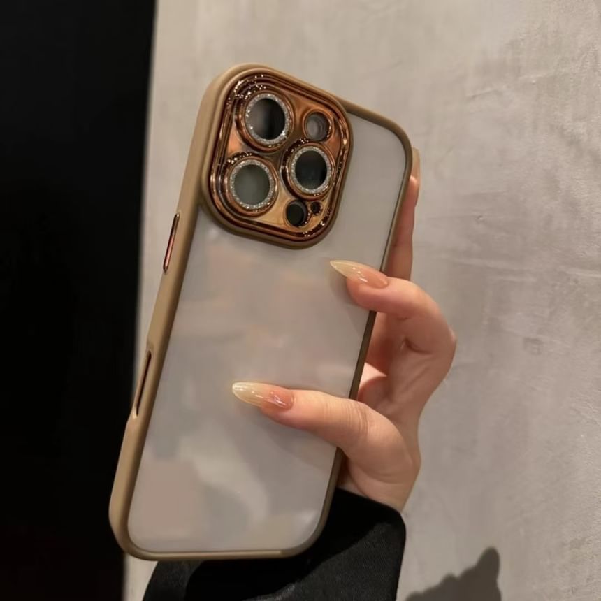 Protection Glitter Lens Case Phone