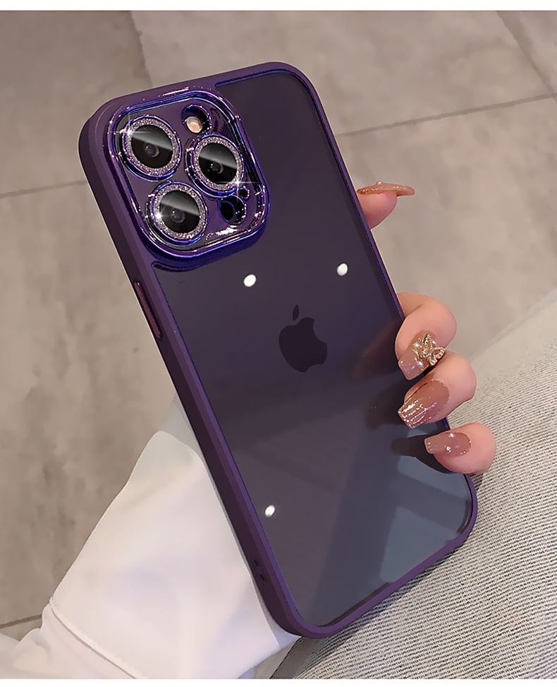 Protection Glitter Lens Case Phone