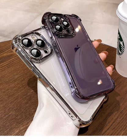 Metallic Case Phone Padded