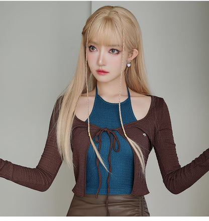 Earring Drop Heart Alloy Bow