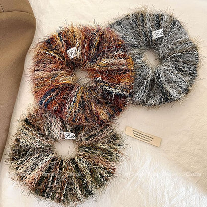 Tie Knit Hair Fuzzy