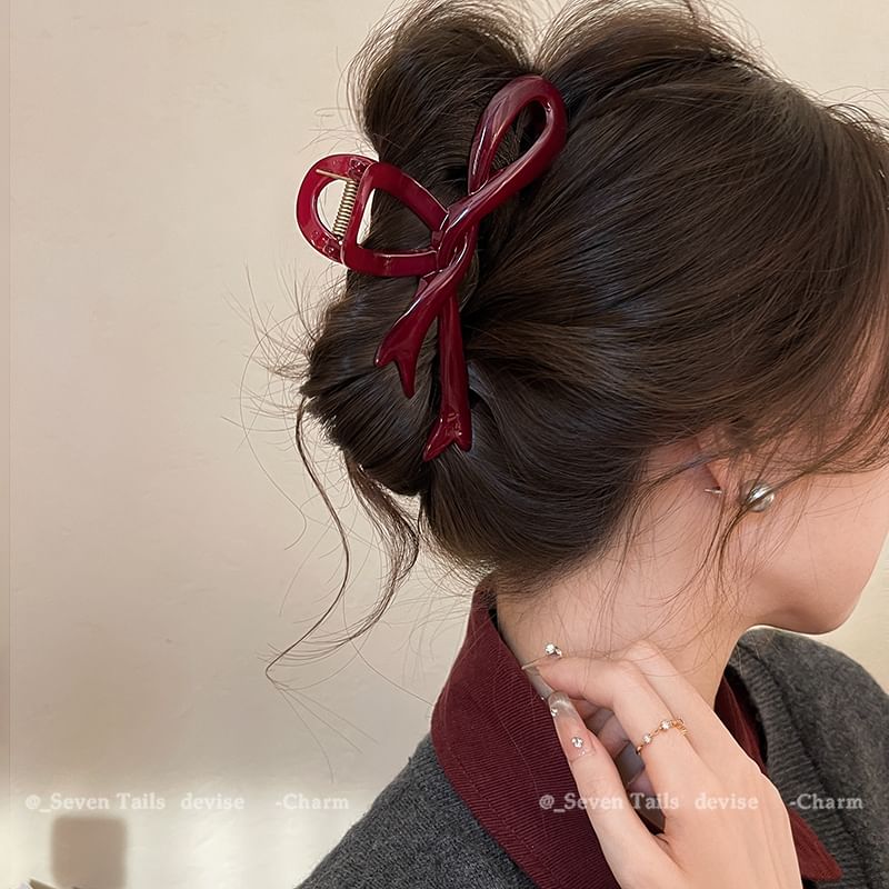 Hair Bow Claw Plain