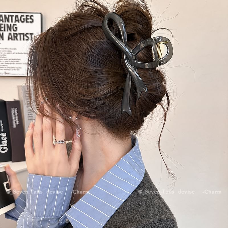 Hair Bow Claw Plain