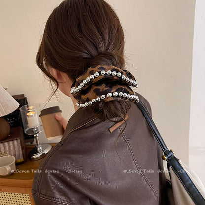 Leopard Scrunchie Hair