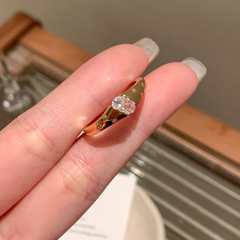 CZ Thick Ring